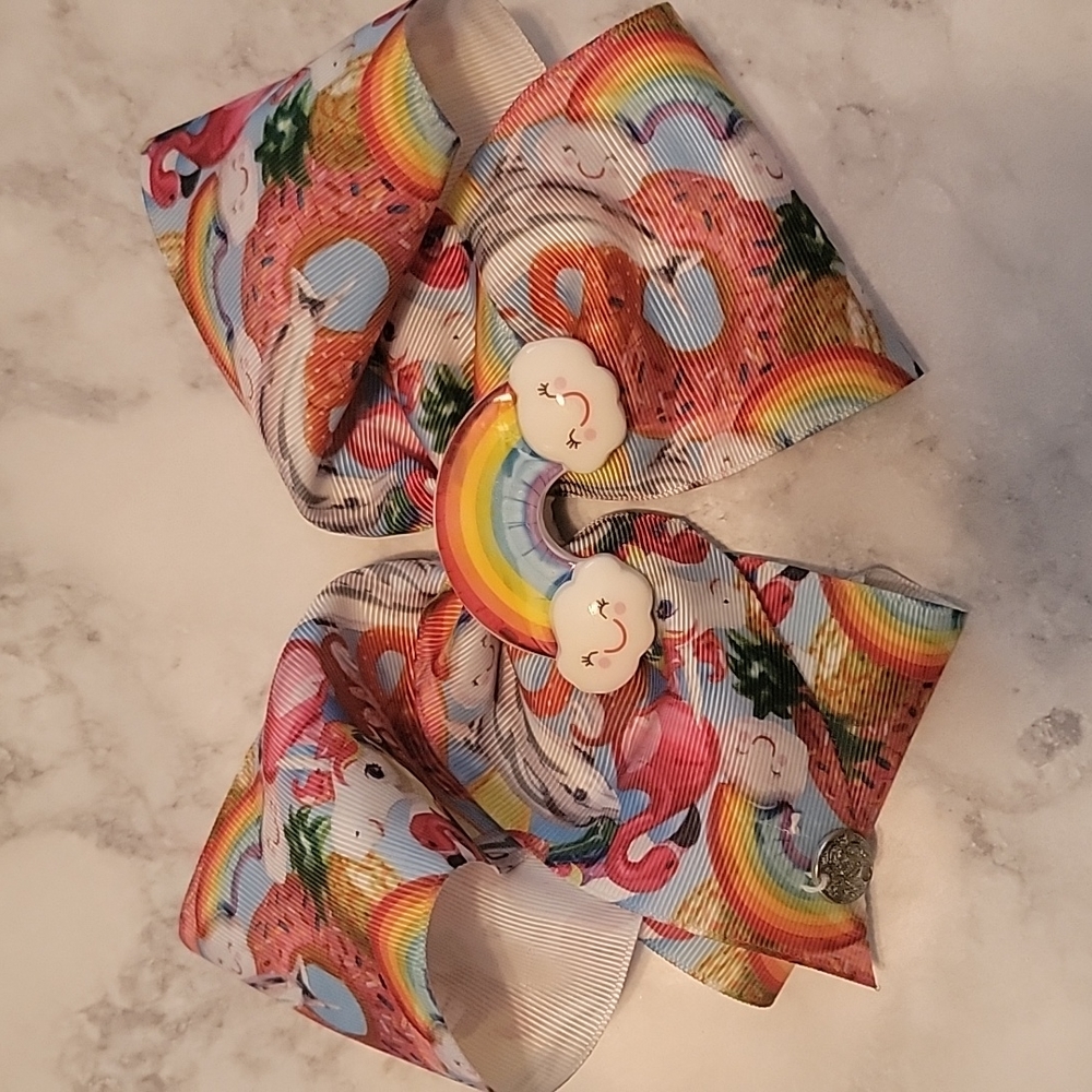 Rainbow Cloud Bow